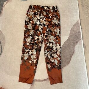 J Crew collection floral silk/ wool blend pants 000 fits XS